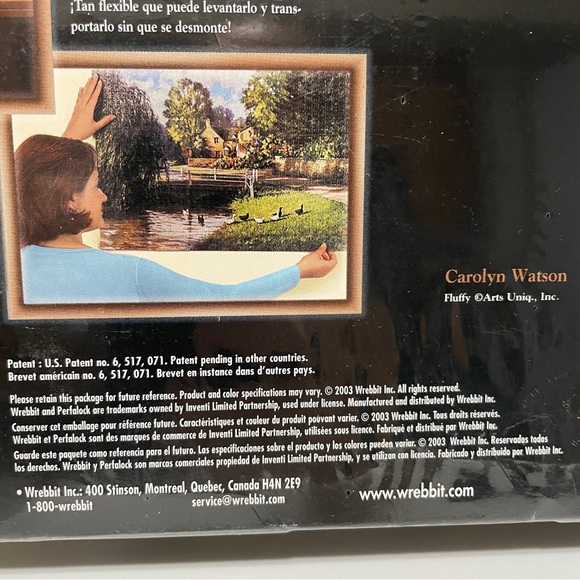 Wrebbit Perfalock “Fluffy on Quilt” 1000 pc Puzzle - Picture 8 of 16